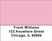 Spiral Houndstooth Address Labels