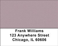 Spiral Houndstooth Address Labels