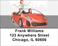 Women Cruising Address Labels