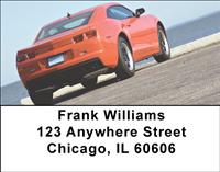 Modern Muscle Cars Address Labels