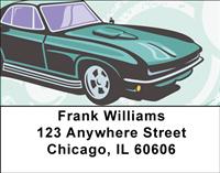 Sweet Muscle Cars Address Labels