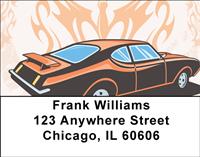 Sweet Muscle Cars Address Labels
