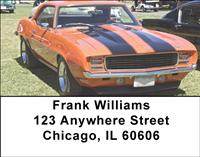 Classic Muscle Cars Address Labels