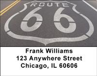 Route 66 Address Labels