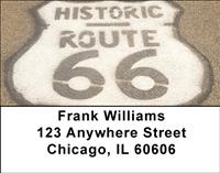 Route 66 Address Labels