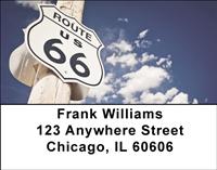 Route 66 Address Labels
