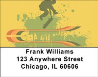 Skateboarding Address Labels