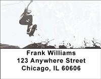 Skateboarding Address Labels