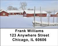 Snow Cottages Address Labels