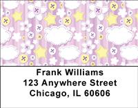 Clouds and Buttons Address Labels