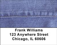 Denim Address Labels