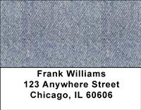 Denim Address Labels