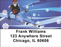 Love To Ski Address Labels