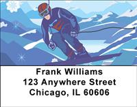 Love To Ski Address Labels