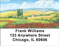 Tuscany Countryside Address Labels