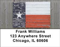 Texas Flags Address Labels