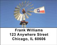 Texas Flags Address Labels