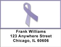 Periwinkle Ribbon Address Labels