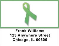 Green Ribbon Address Labels
