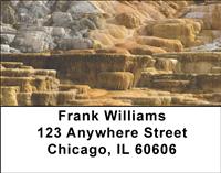 Yellowstone Limestone Terraces Address Labels