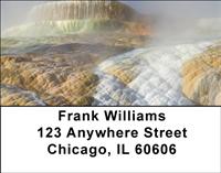Yellowstone Limestone Terraces Address Labels