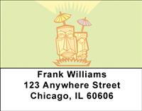 Tiki Cocktails Address Labels