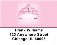 Princess Tiaras Address Labels