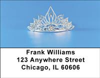 More Princess Tiaras Address Labels