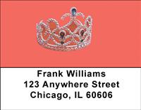 More Princess Tiaras Address Labels