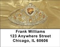 More Princess Tiaras Address Labels