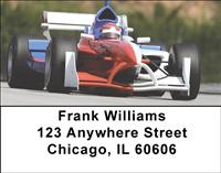 Race Cars Address Labels