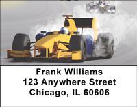 Race Cars Address Labels