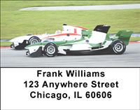 Race Cars Address Labels