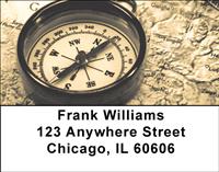 Antique Compasses Address Labels