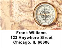 Antique Compasses Address Labels