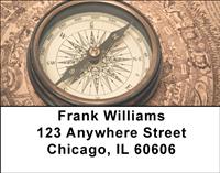 Antique Compasses Address Labels