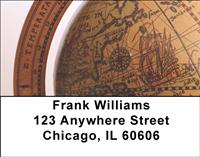 Antique Globes Address Labels