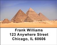 Egyptian Pyramids Address Labels