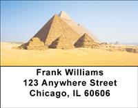 Egyptian Pyramids Address Labels