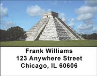 Mayan Pyramids Address Labels