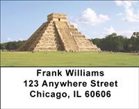Mayan Pyramids Address Labels