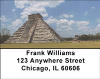 Mayan Pyramids Address Labels