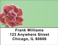 Red Carnations Address Labels