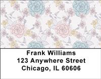 Peony Patterns Address Labels