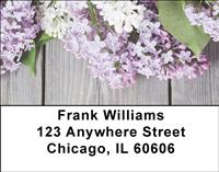 Lilac Bunches Address Labels