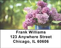 Lilac Bouquets Address Labels
