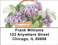 Lilac Bouquets Address Labels