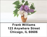 Lilac Bouquets Address Labels
