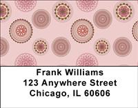 Retro Petunias Address Labels