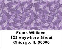 Violet Patterns Address Labels